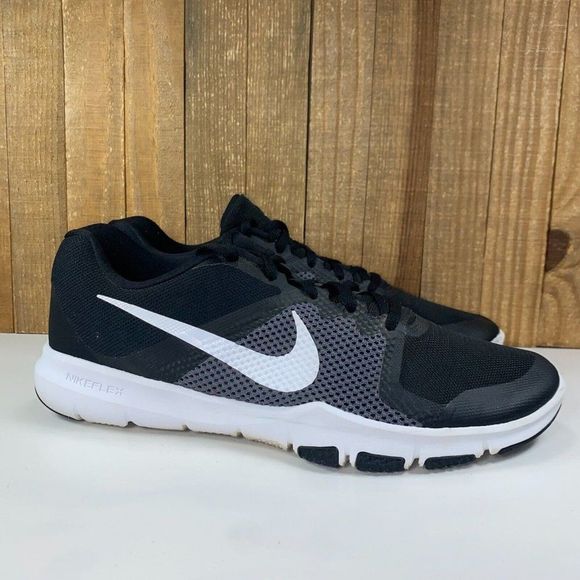 Nike Other - Nike Flex Control Trainer Mens 11 Black Gray Shoes Athletic Training Sneakers
